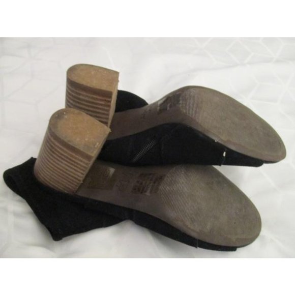 *Crown Vintage MOD Black ASTAREWIA Suede Peep Toe - Picture 7 of 7